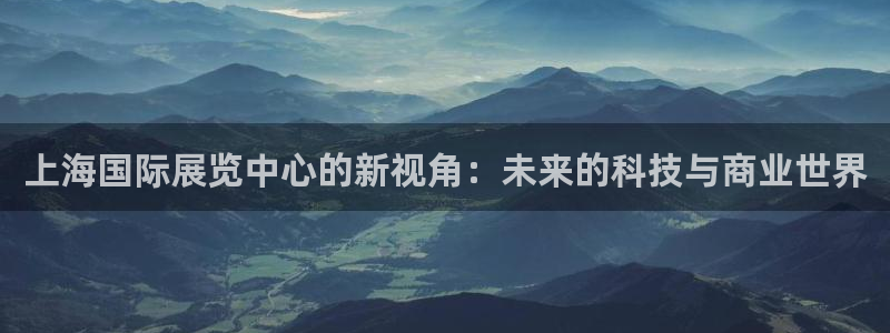 果博注册平台怎么注册：上海国际展览中心的新视角：未来的科技与商业世界