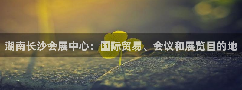 果博环保公司：湖南长沙会展中心：国际贸易、会议和展览目的地