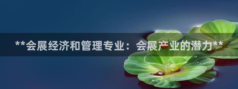 果搏代理：**会展经济和管理专业：会展产业的潜力**