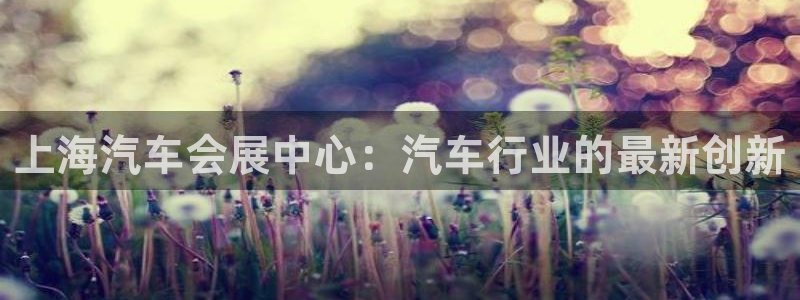 果博注册会员要钱吗：上海汽车会展中心：汽车行业的最新创新