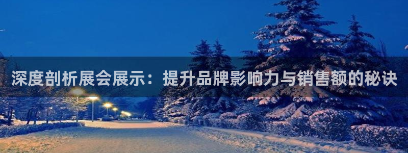 果博账号注册：深度剖析展会展示：提升品牌影响力与销售额的秘诀