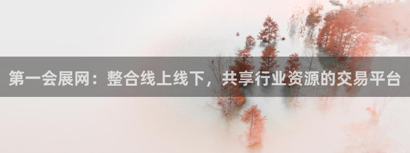 果搏代理：第一会展网：整合线上线下，共享行业资源的